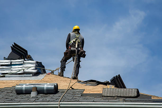 Professional Roof Replacement technician working in Pineola, NC